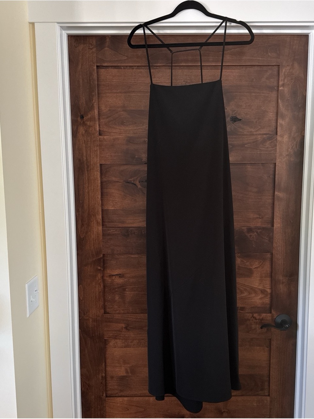 Black Strappy Maxi Dress